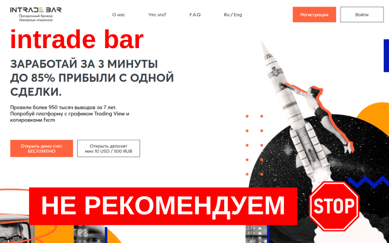 Подробнее о статье Intrade Bar обзор брокера бинарных опционов