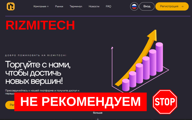 Вы сейчас просматриваете Rizmitech (rizmitech.com): Обзор брокера и предостережение от сотрудничества