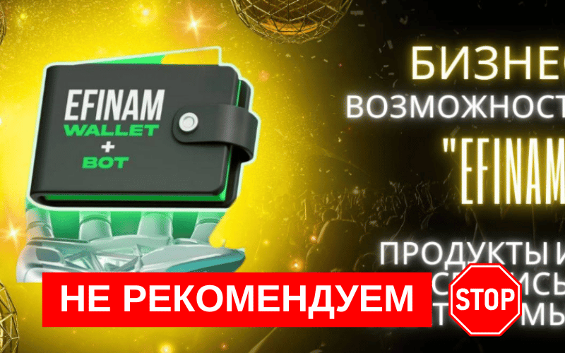 Подробнее о статье Отзыв о Efinam: Пирамида с сомнительными основателями и подозрительной активностью